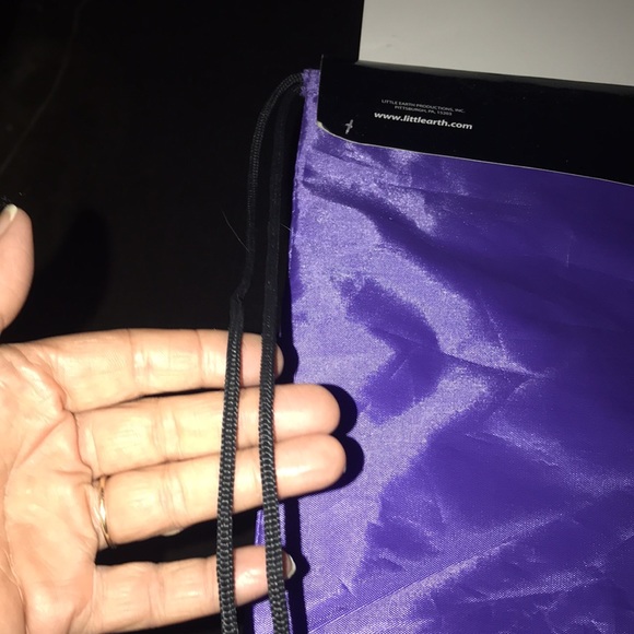 NWT NFL Vikings Drawstring Backpack - Picture 4 of 7